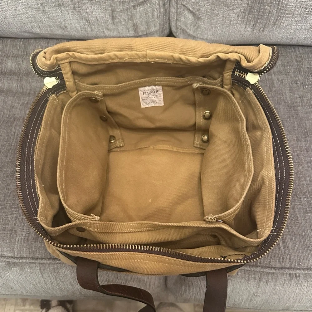 Filson Tan and Brown Men's Bag - Picture 6 of 7